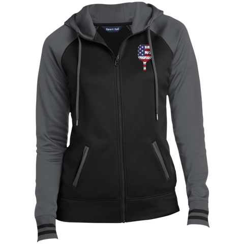 Pickleball Ladies' Sport-Wick® Full-Zip Hooded Jacket