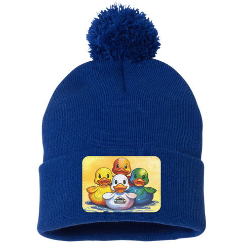 DUCKS Pom Pom Knittted Beanie