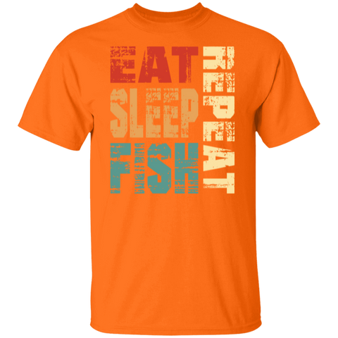 RETRO EAT SLEEP FISH