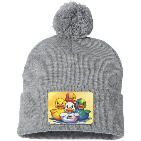 DUCKS Pom Pom Knittted Beanie