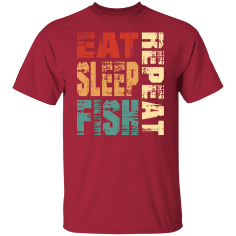 RETRO EAT SLEEP FISH