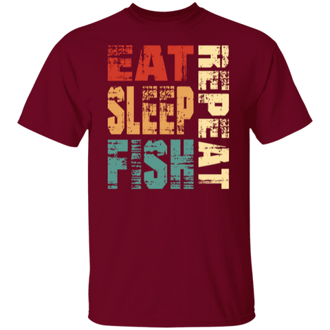 RETRO EAT SLEEP FISH