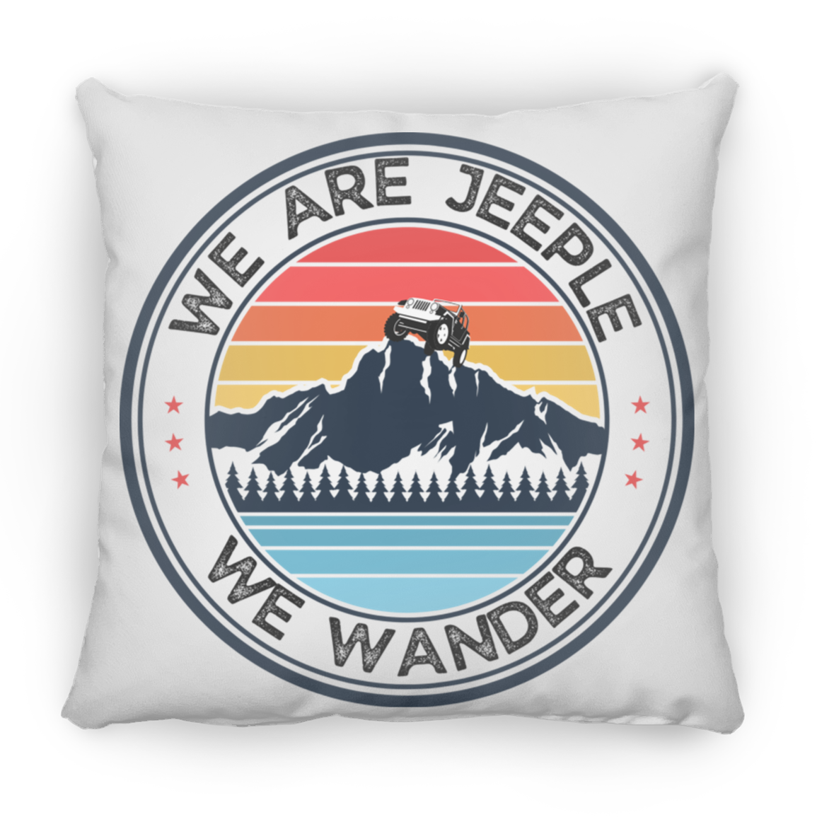 Jeepers Sleepers Large Square Pillow