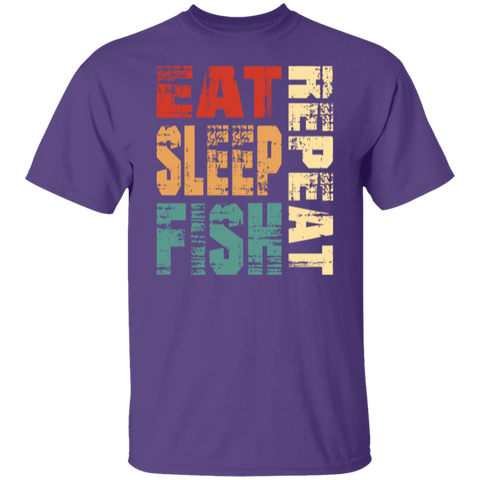 RETRO EAT SLEEP FISH