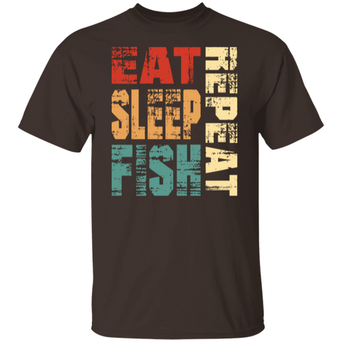 RETRO EAT SLEEP FISH