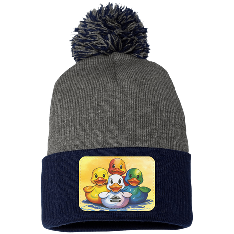 DUCKS Pom Pom Knittted Beanie