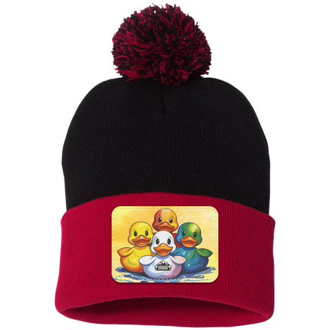 DUCKS Pom Pom Knittted Beanie