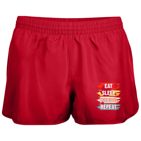 EAT SLEEP PICKLEBALL Ladies' Shorts