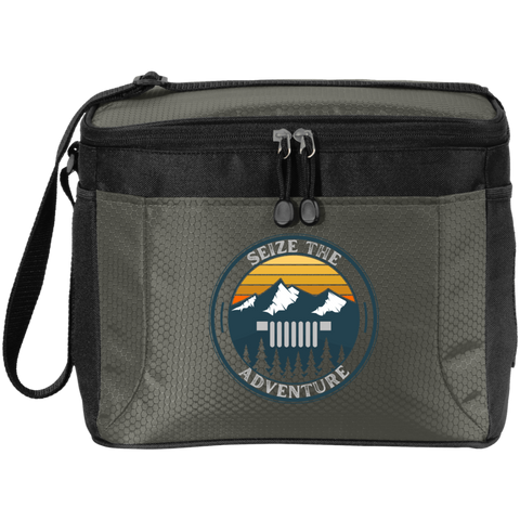 GRAY Square Lights 12-Pack Cooler