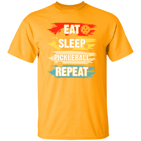 Eat Sleep Pickleball T-Shirt (Design on Front)