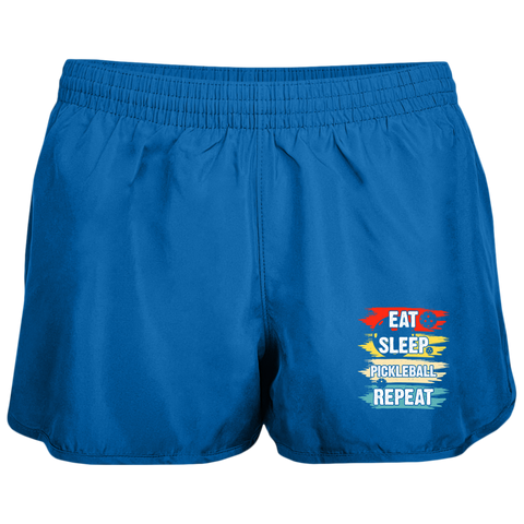 EAT SLEEP PICKLEBALL Ladies' Shorts